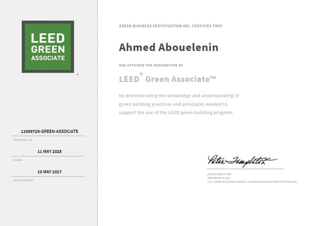 Certificate thumbnail